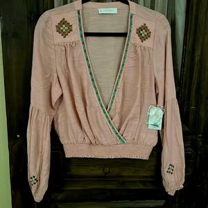 Lucky Brand beaded top